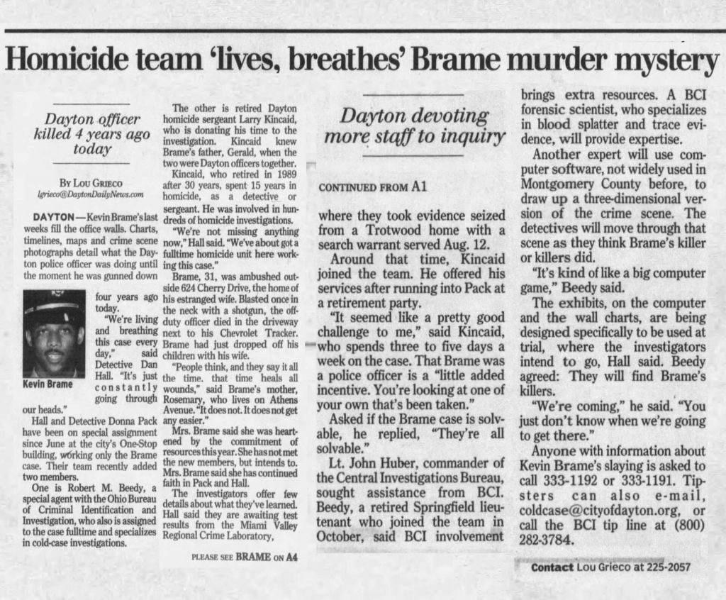 Image of article titled "Homicide team ‘lives